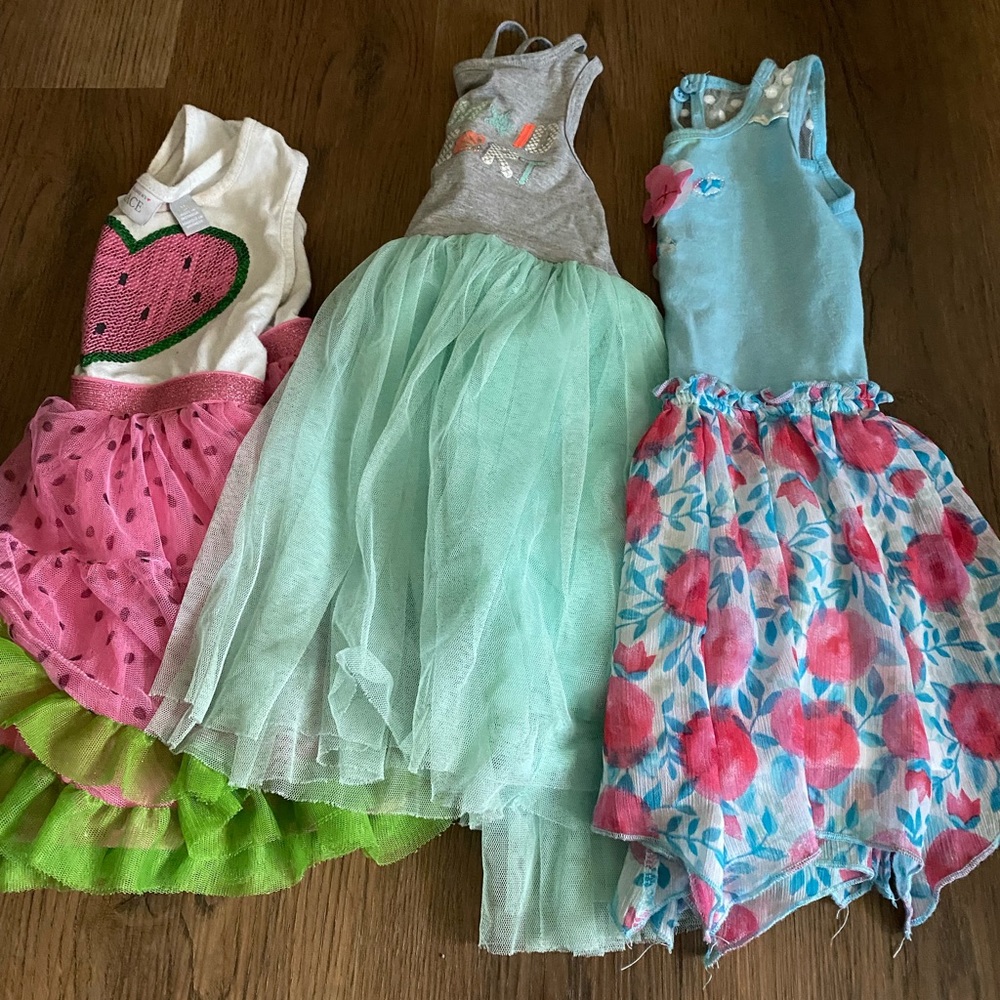 Set if 3 3T tutu dresses